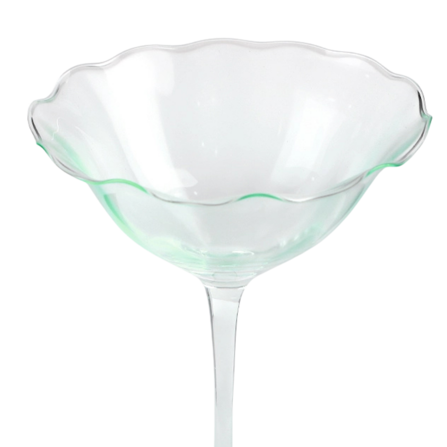 Elle Coupe Glass 200ml - Light Green
