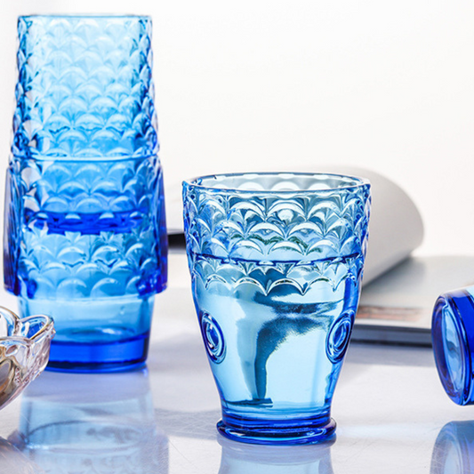 Fish Stackable Tumblers S4 - Blue