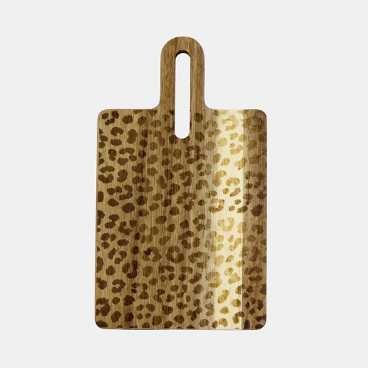 Wooden Animal Print Board - Small Rect