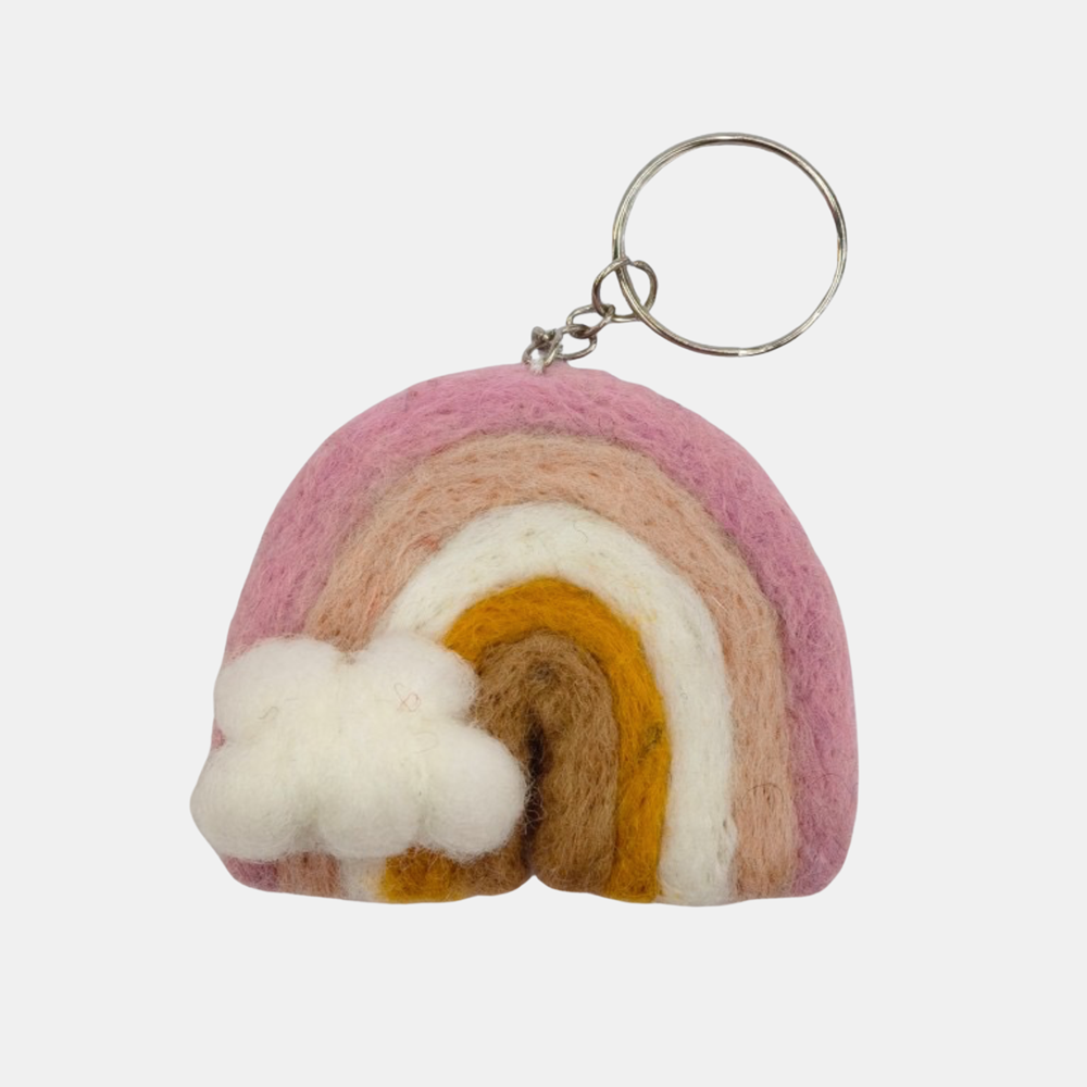 Decoration Felt - Pink Pastel - Rainbow