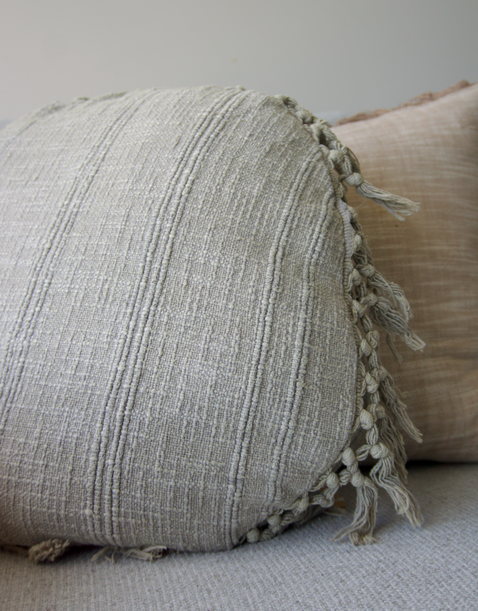 Round Kubu Cushion Sage