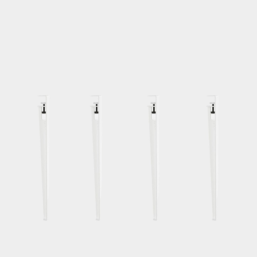 Metal Legs Short S/4 - White