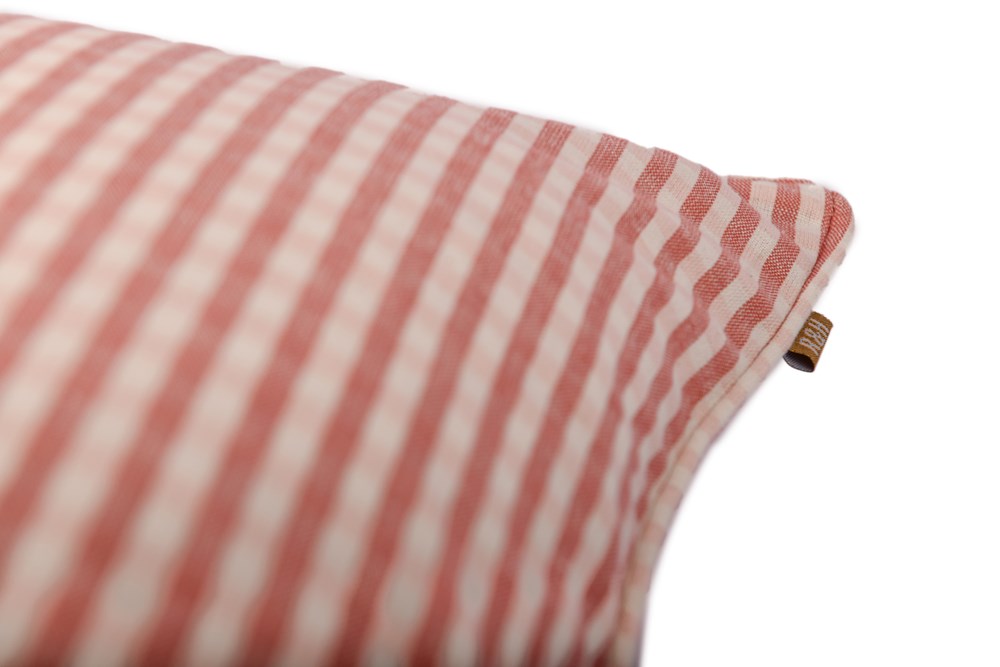 GINGHAM CUSHION FIG 50X50