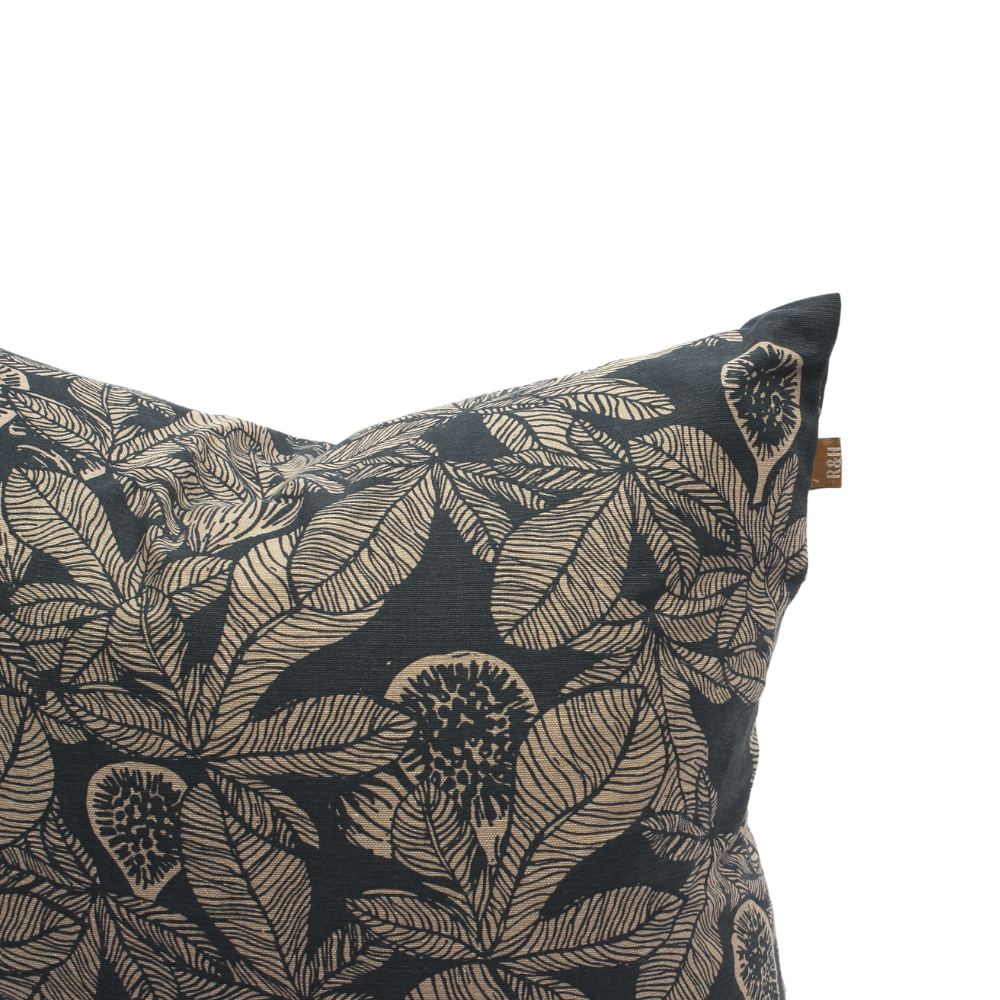 Fig Tree Cushion Dark Slate