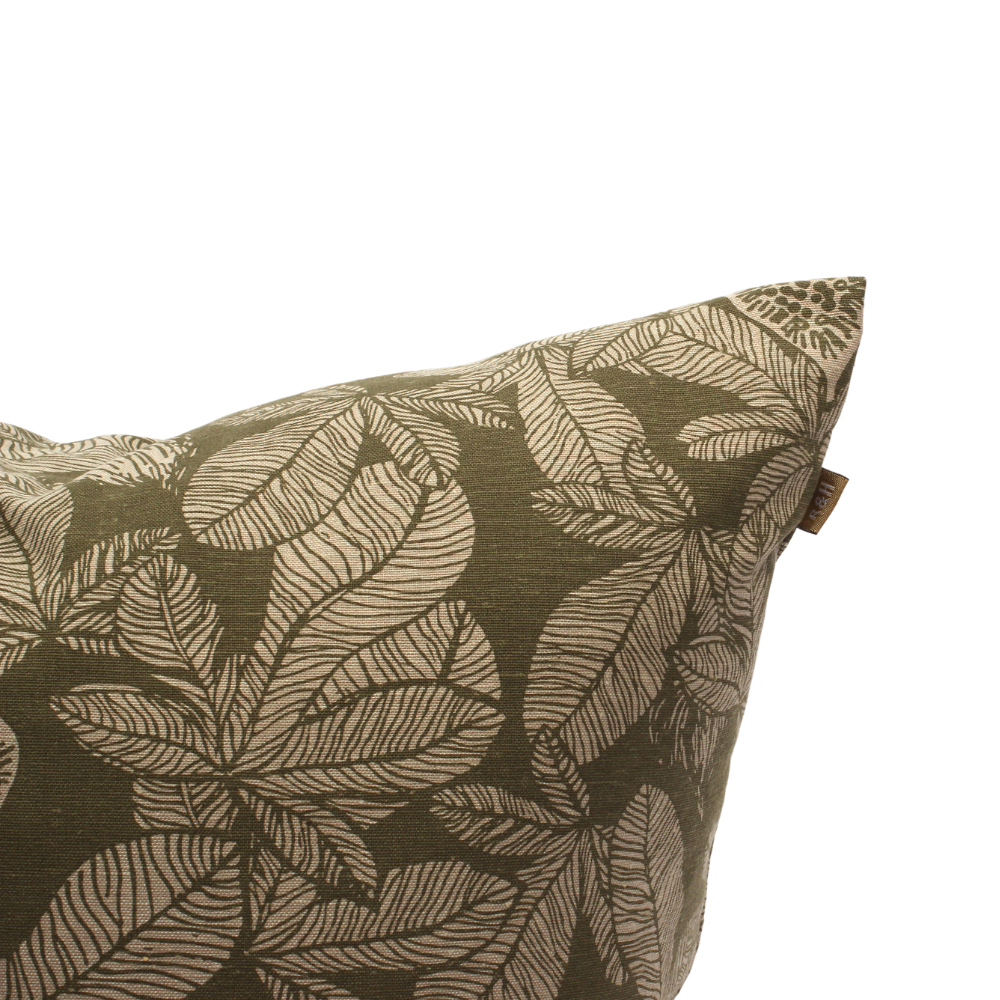 Fig Tree Cushion Burnt Olive