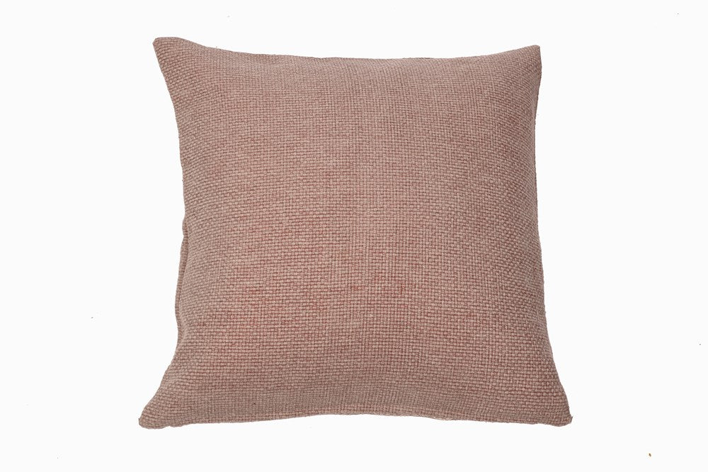 Basket Weave Cushion Rose Dawn