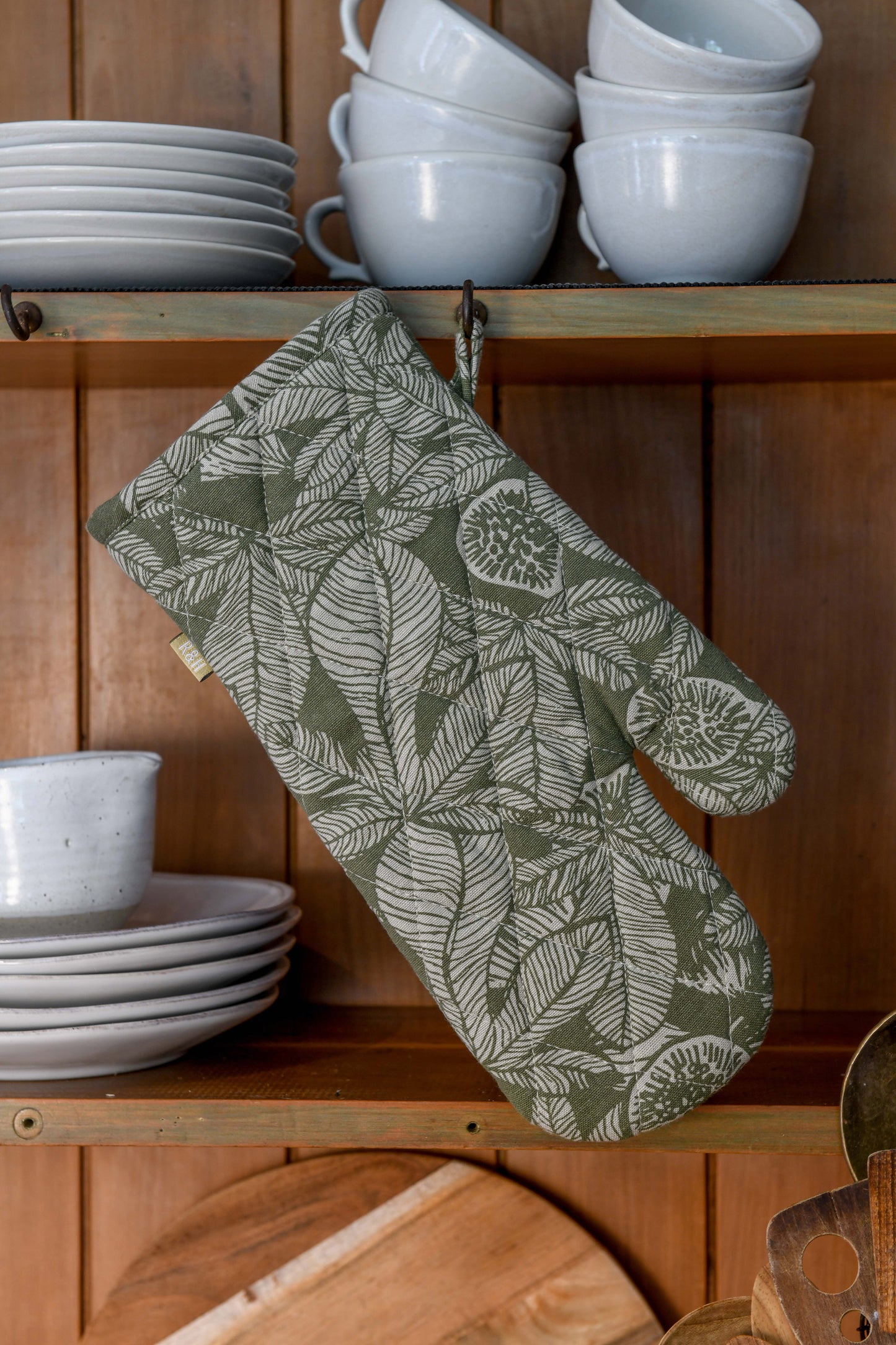Fig Tree Single Oven Glove Burnt Olive