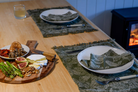 Fig Tree Placemat Burnt Olive S/4