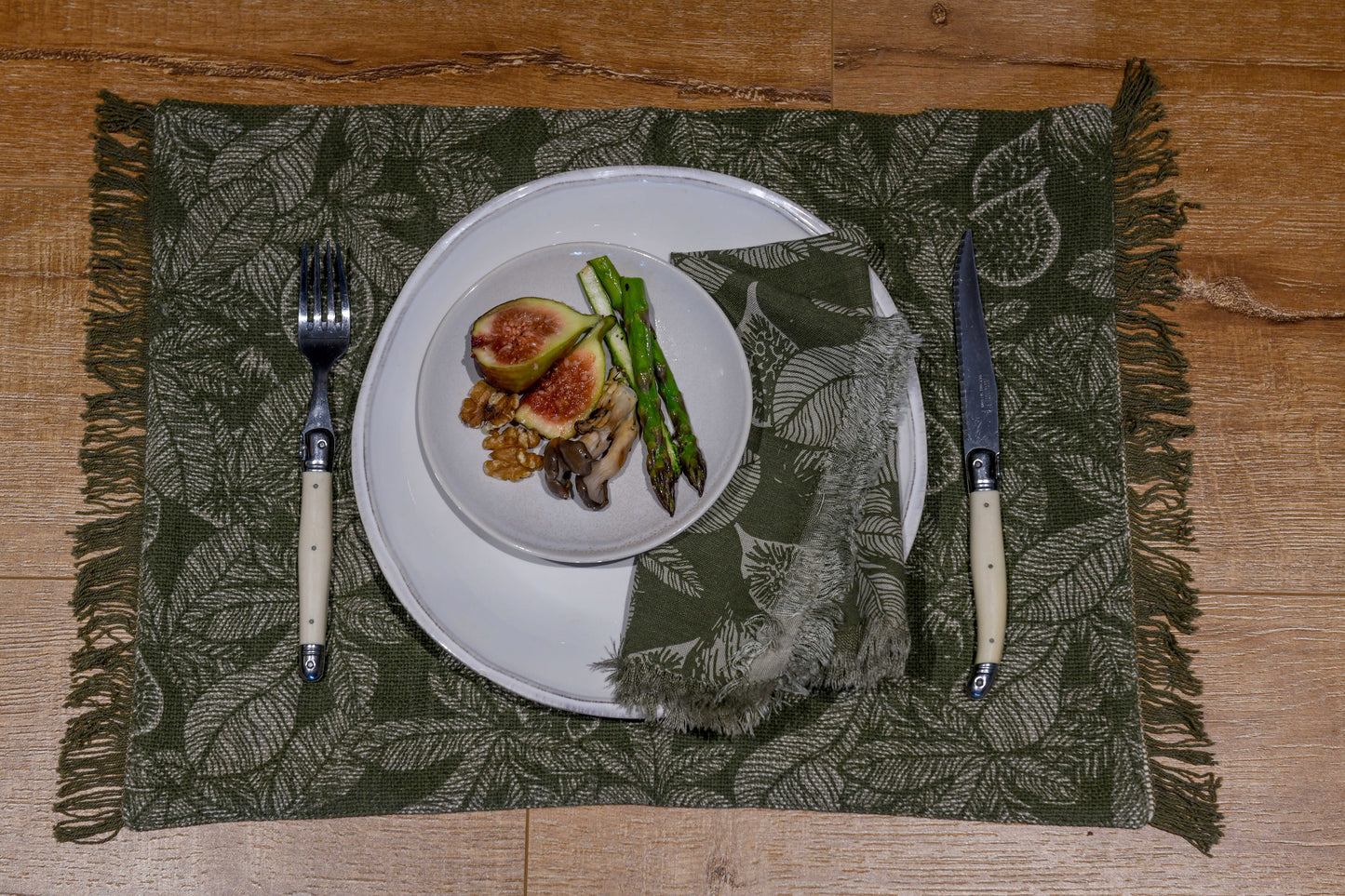 Fig Tree Placemat Burnt Olive S/4
