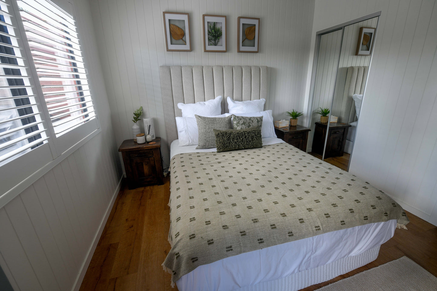 Fig Tree Cushion Burnt Olive