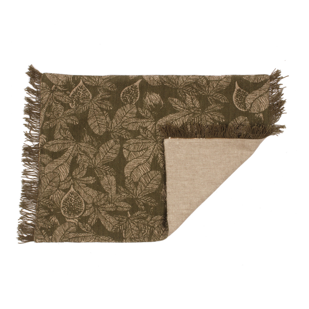 Fig Tree Placemat Burnt Olive S/4