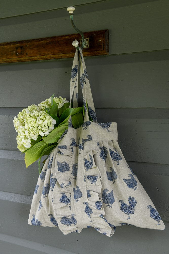 HENRIETTA SHOPPING TOTE BLUEBERRY