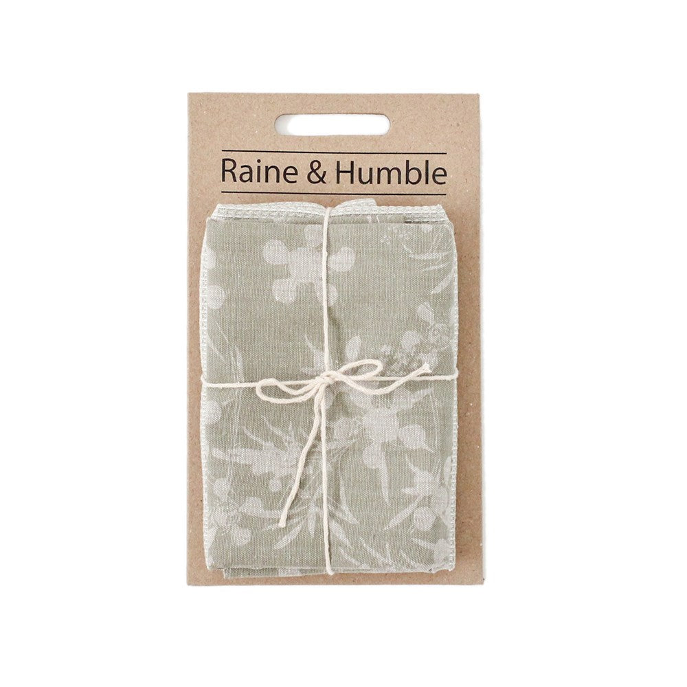 Myrtle Tea Towel Pack 2 Sage