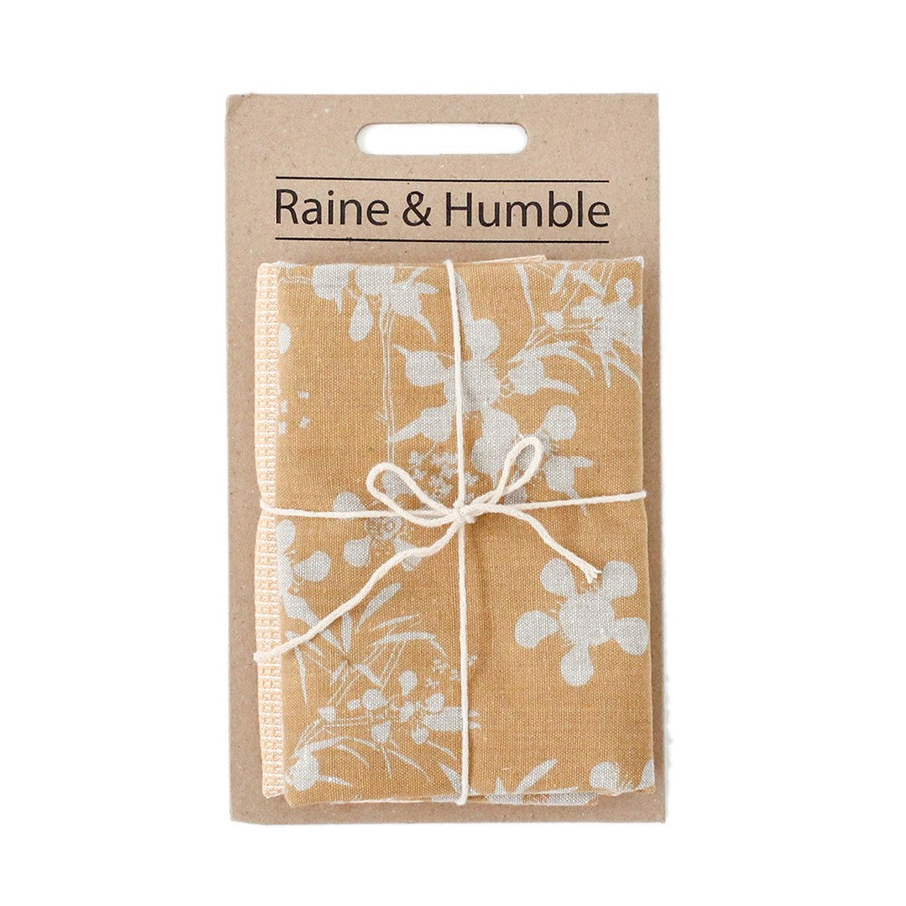 Myrtle Tea Towel Pack 2 Honey