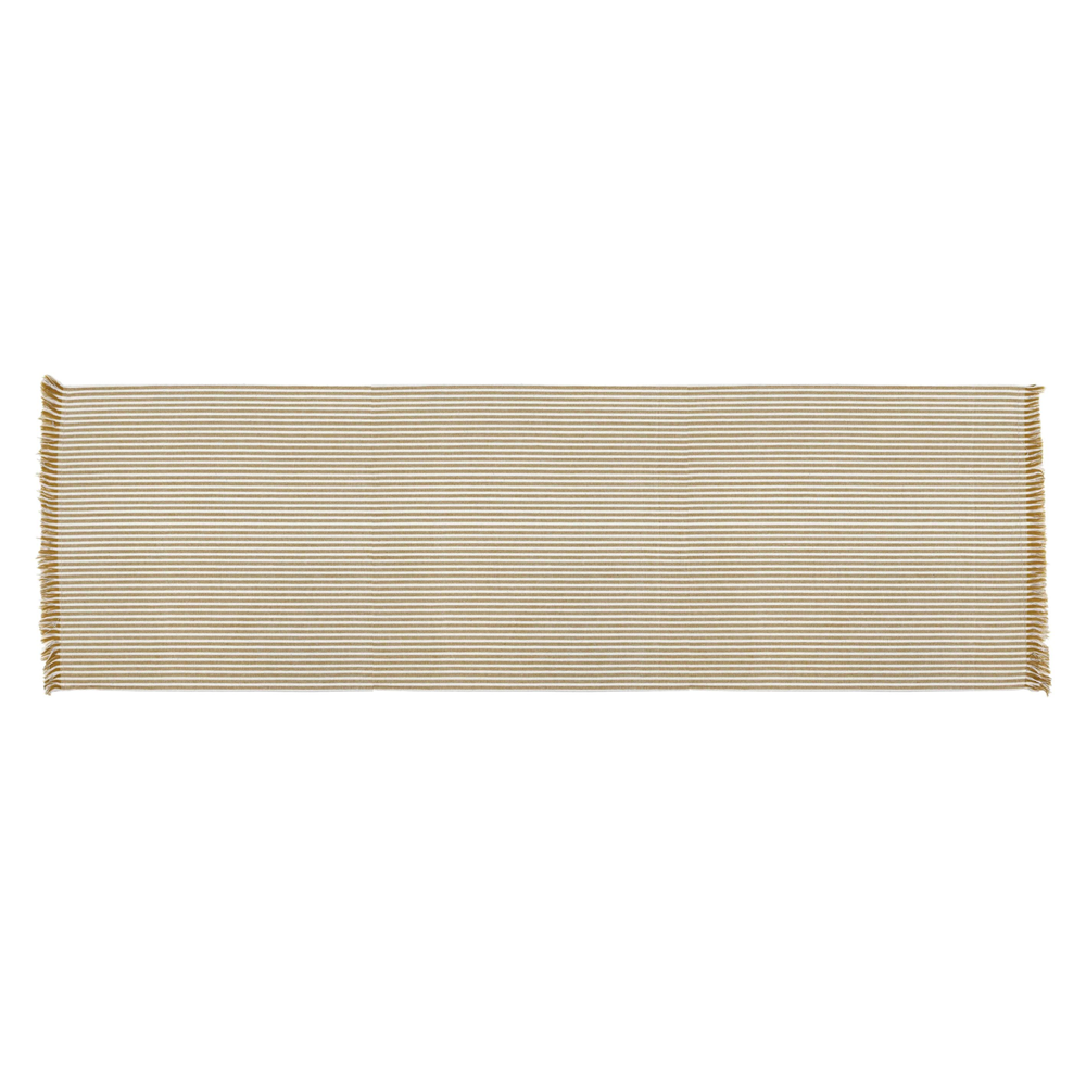 ABBY STRIPE TABLE RUNNER 150X40CM MUSTARD