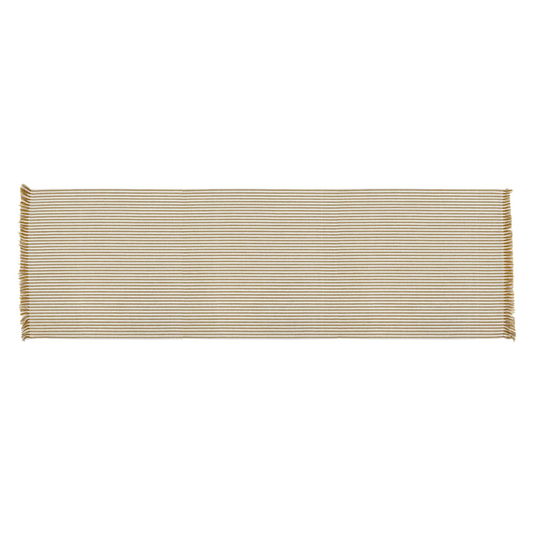 ABBY STRIPE TABLE RUNNER 150X40CM MUSTARD