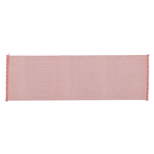 ABBY STRIPE TABLE RUNNER 150X40CM TERRACOTTA