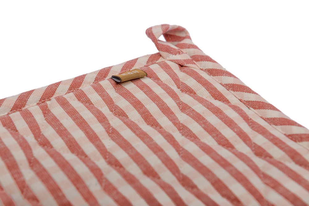 GINGHAM POT HOLDER FIG
