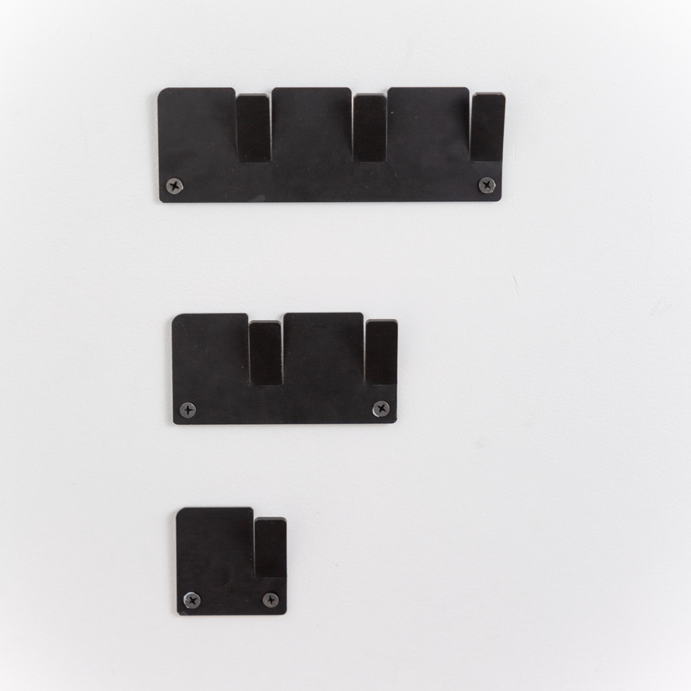 Alfa Wall Hooks Set - Black