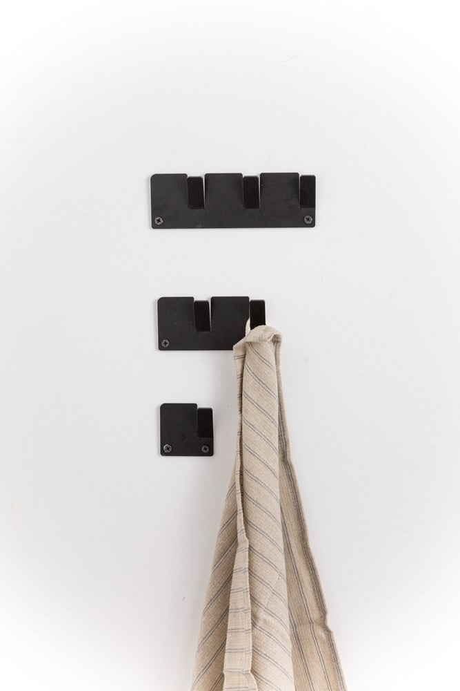 Alfa Wall Hooks Set - Black