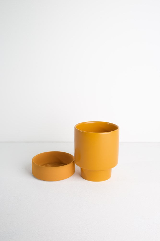 Billie Planter Medium - Mustard