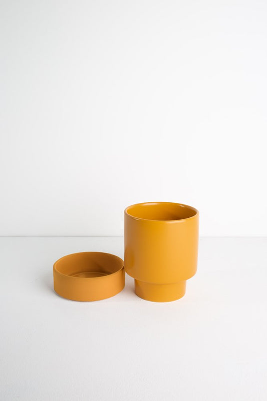 Billie Planter Medium - Mustard