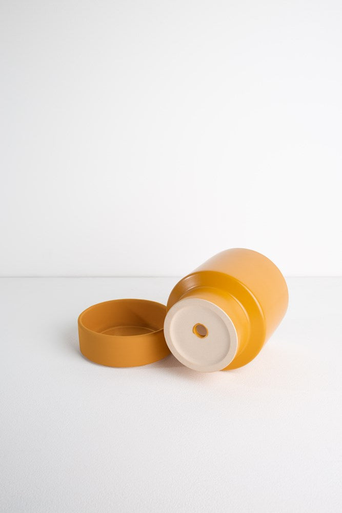 Billie Planter Medium - Mustard