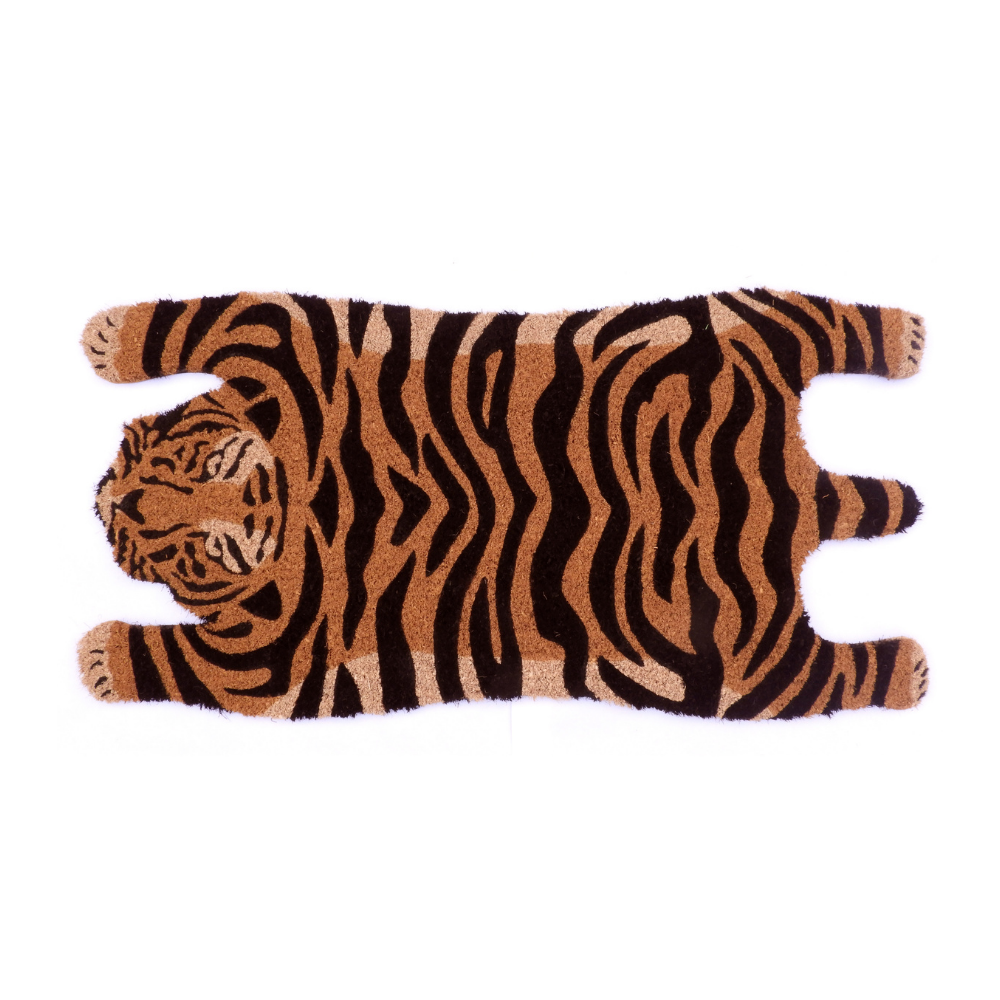 Doormat Coir Sleeping Tiger Large