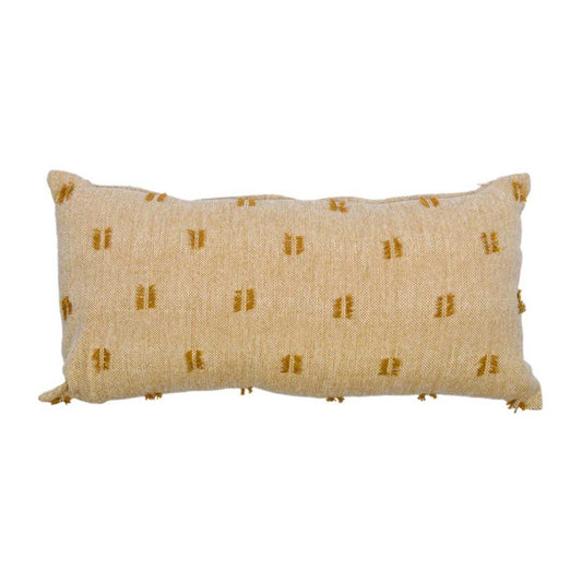 TUFT CUSHION - TUSCAN OLIVE 30X60CM
