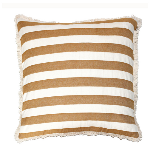 Bold Stripe Cushion Golden Yellow 60x60