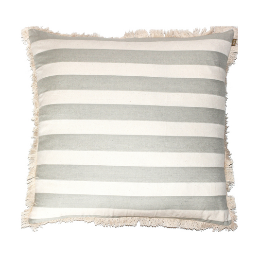 Bold Stripe Cushion Sage 60x60