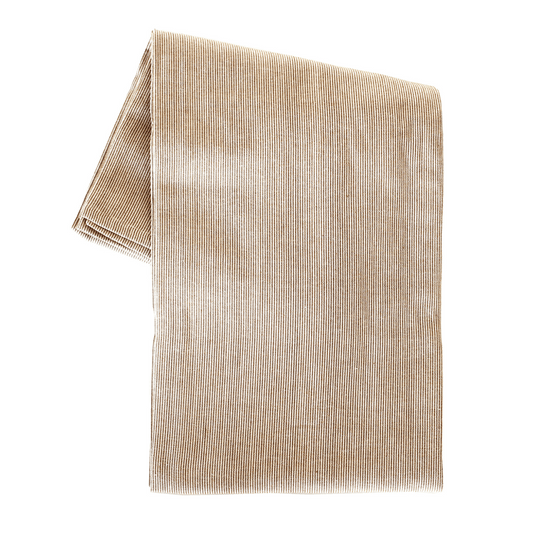 Pin Stripe Tablecloth Golden Yellow 140x240