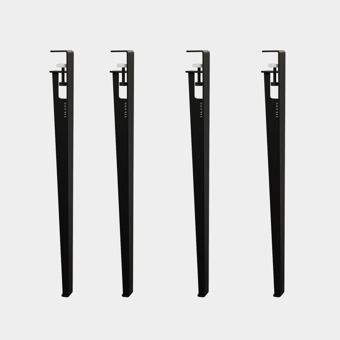 Metal Legs Long S/4 - Black