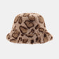 Animal Print Bucket Hat - Beige