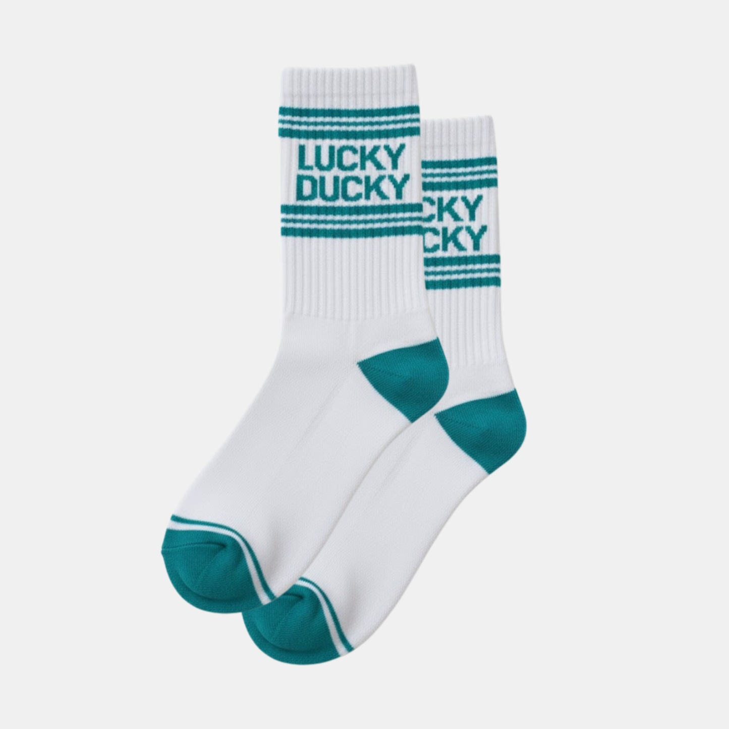 Socks - White - Lucky Ducky