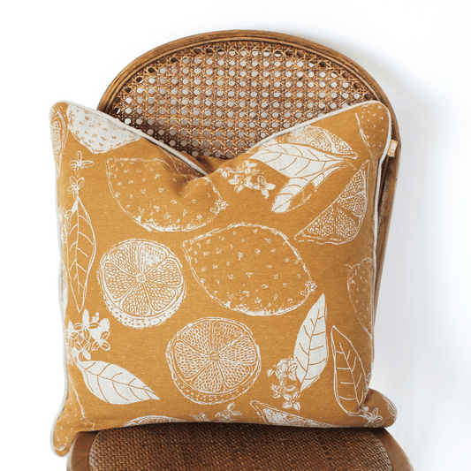 Lemon Marmalade Cushion Golden Yellow 45x45