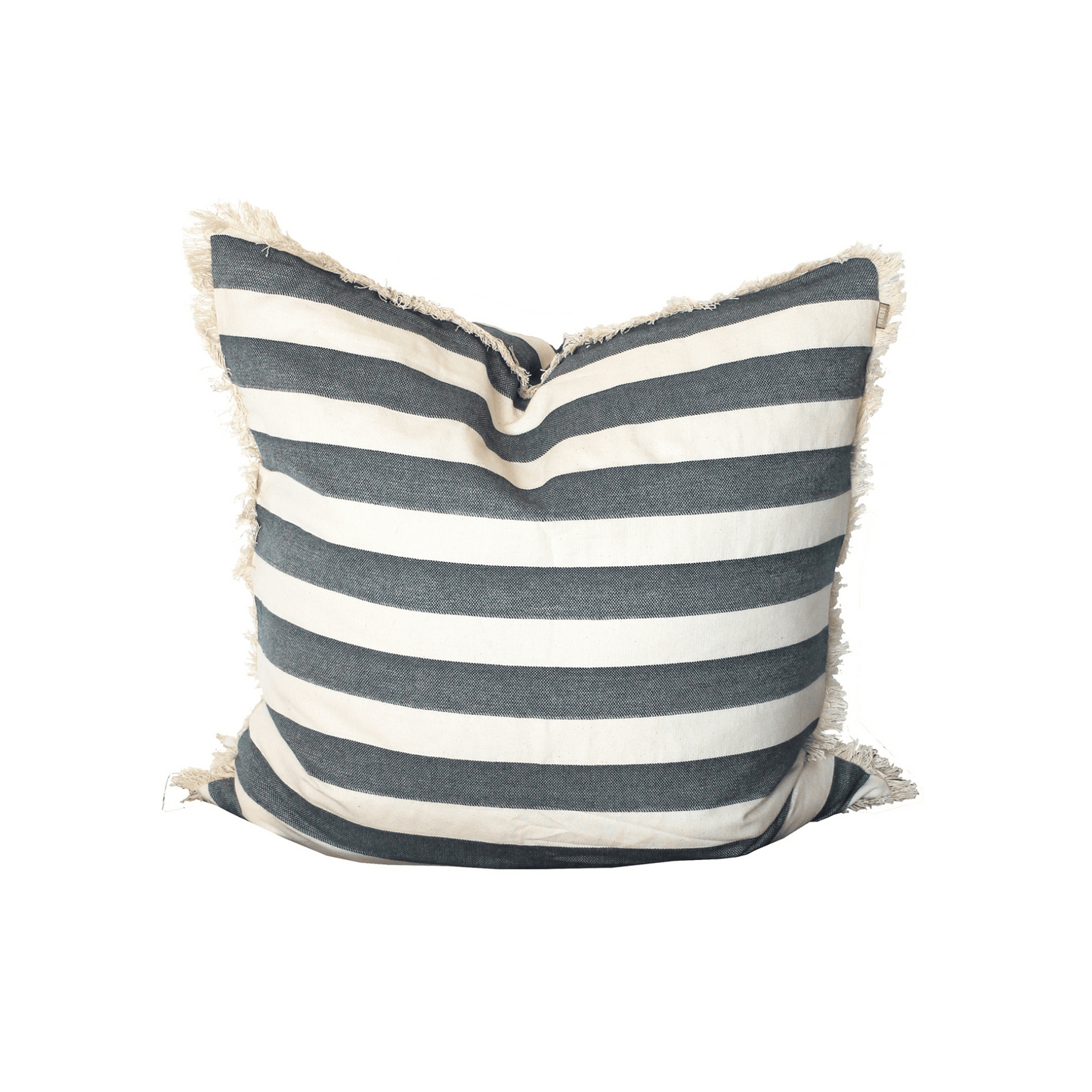 Bold Stripe Cushion Dk Slate 60x60