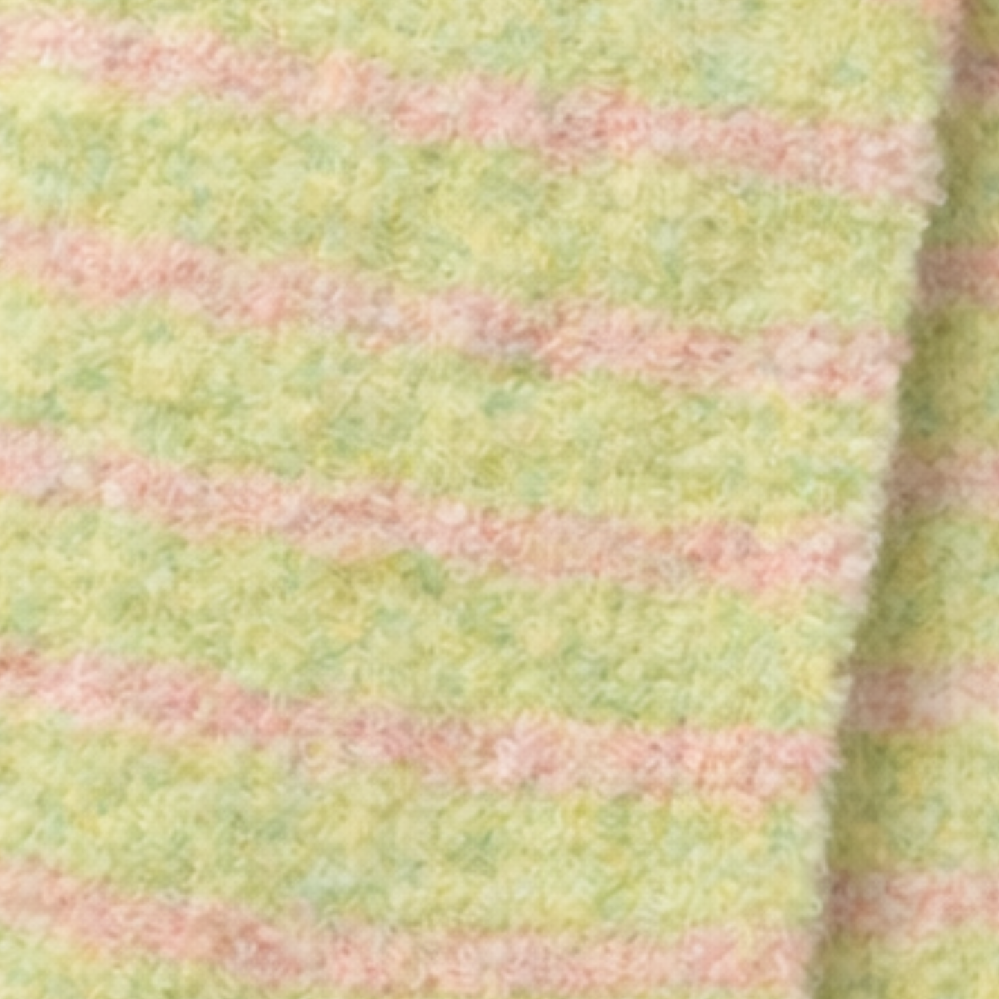 Elyra Knitted Scarf - Pistachio Pink Stripe