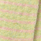Elyra Knitted Scarf - Pistachio Pink Stripe