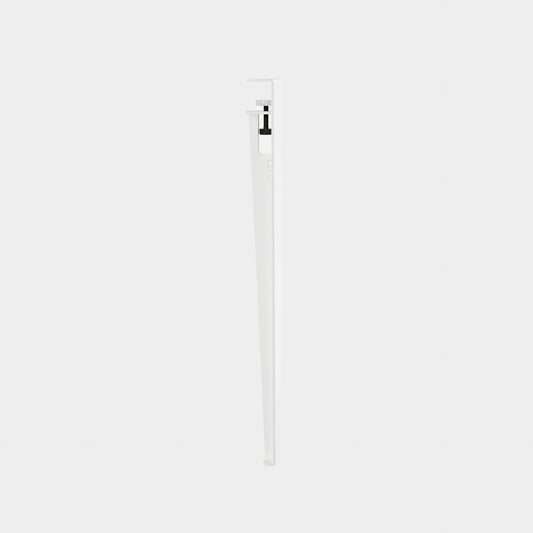 Metal Legs Long Single - White