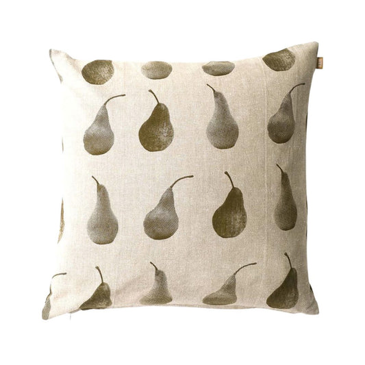 PEAR CUSHION CVR 45x45cm KHAKI