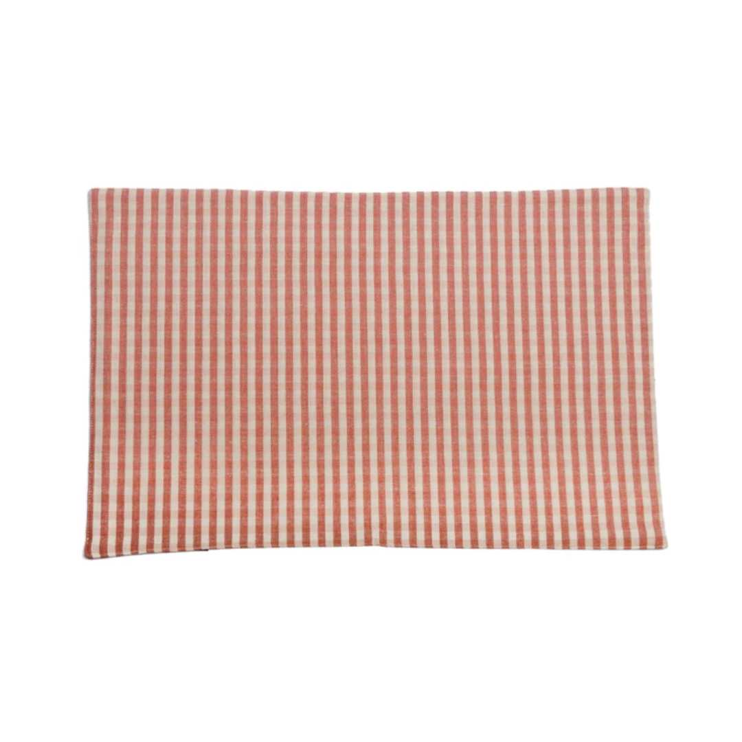 GINGHAM PLACEMAT FIG S/4