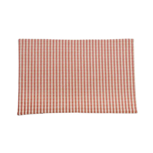 GINGHAM PLACEMAT FIG S/4
