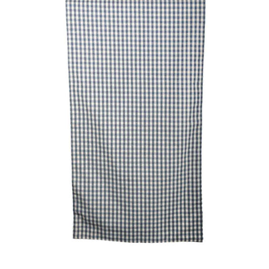 GINGHAM TABLE RUNNER BLUEBERRY