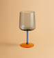 Wine Glass 450ml - Grey Blue Amber