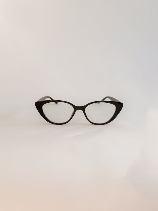 Ginger Reading Glasses - Black +2