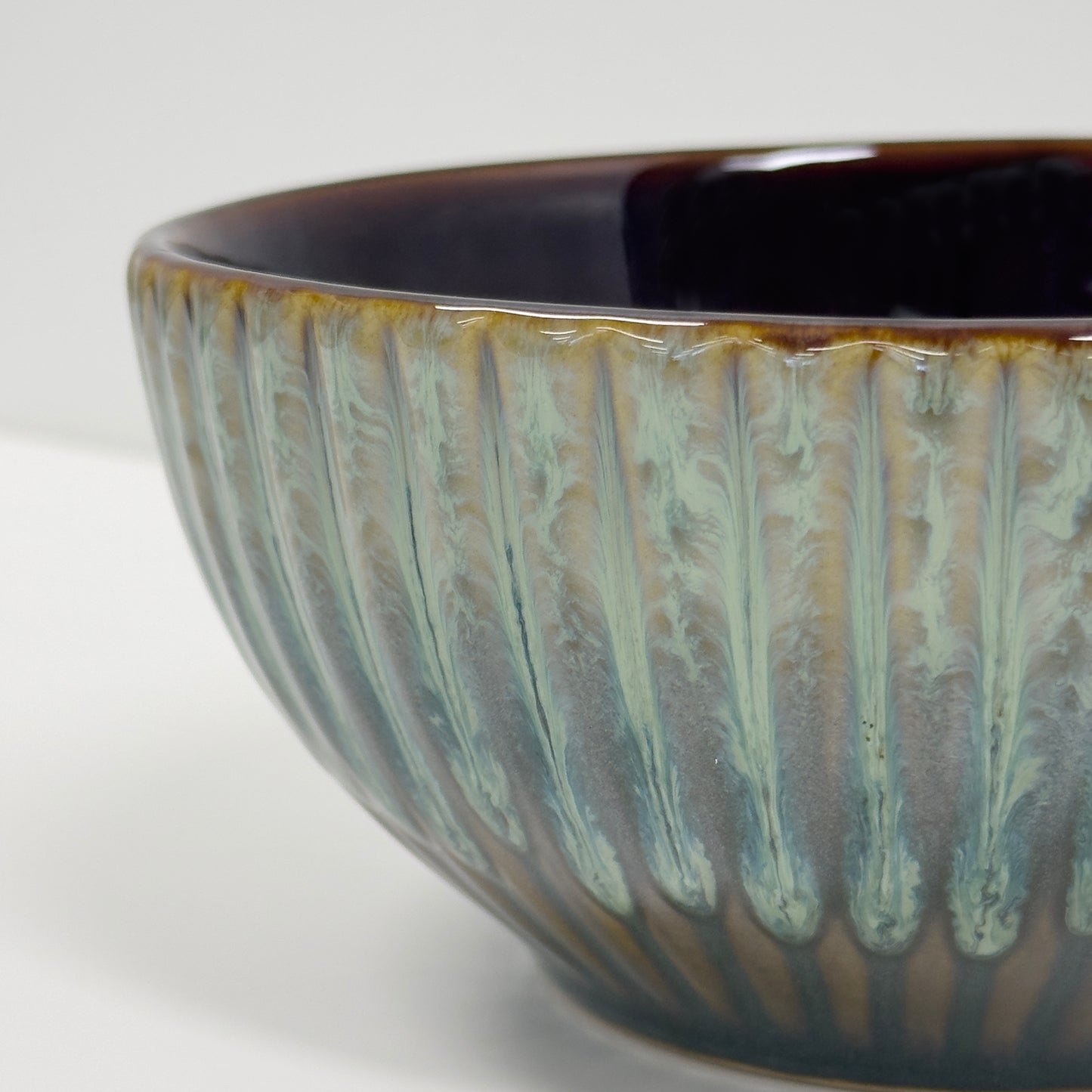 Finley Ceramic Bowl - Blue 6"