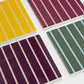 Onyx Square Ceramic Coaster S4 - Stripe