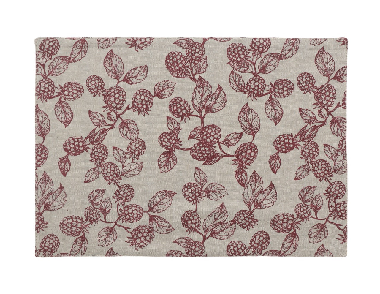 BERRY REVERSABLE PLACEMAT RED - S4