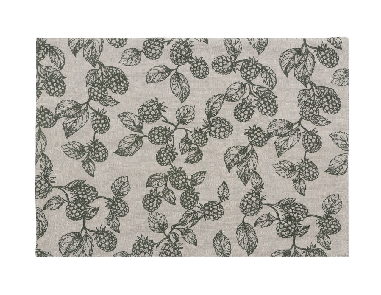 BERRY REVERSABLE PLACEMAT OLIVE - S4